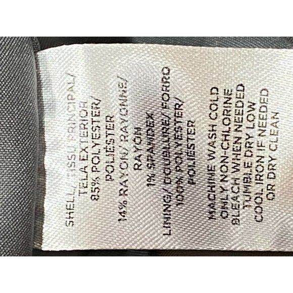 NWT Ann Taylor LOFT Coat Sz MEDIUM Gray Belt Pockets - Picture 5 of 5